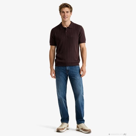 Nautica Erkek Kahverengi Regular Fit Triko