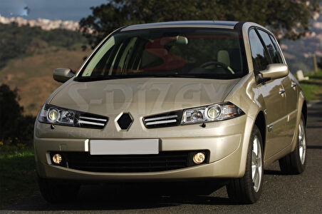 S-Dizayn Renault Megane 2 Krom Ön Panjur 4 Prç 2006-2010