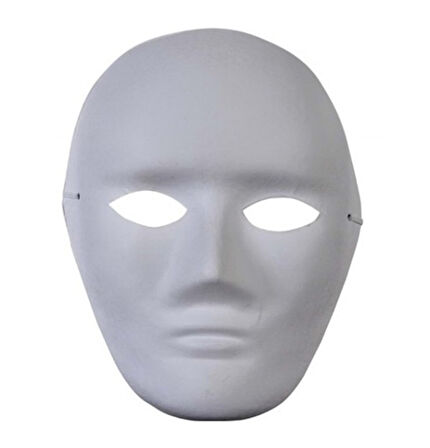 Boyanabilir Maske Lastikli Kaliteli Büyük