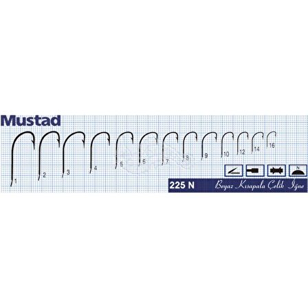 Mustad Olta İğnesi 225N 50li Paket No:4