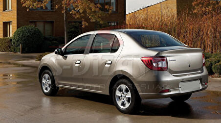 S-Dizayn Renault Symbol 3 Krom Bagaj Alt Çıta 2013 Üzeri