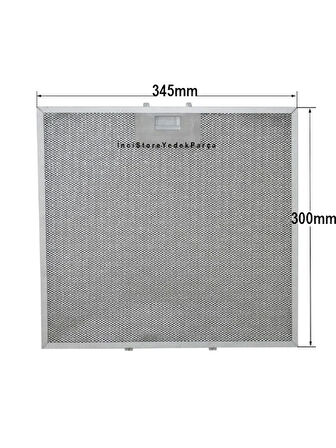 ADE 63640 G YATIK 60 CM Aspiratör Davlumbaz İçin Alüminyum Filtre 345×300 mm Class