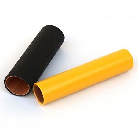 Cohiba Seyahat Humidor / Puro Saklama Kutusu Silindir - Sarı-Siyah