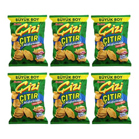 Ülker Çizi Çıtır Atıştırmalık 80 gr Peynir&Soğan x 6 Adet