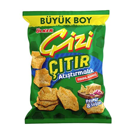 Ülker Çizi Çıtır Atıştırmalık 80 gr Peynir&Soğan x 6 Adet