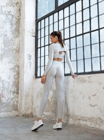 Gri Breeze Sporcu Bolero - İçindeki Bra Dahil Değildir.