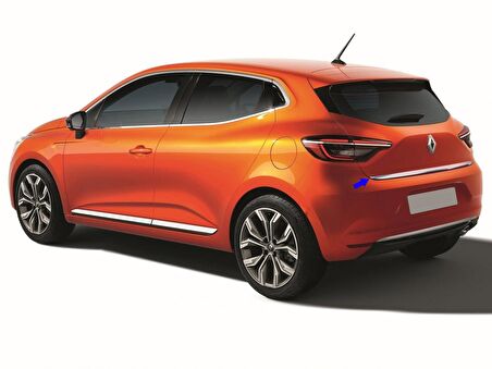 S-Dizayn Renault Clio 5 Krom Bagaj Alt Çıtası 2019 ve Üzeri