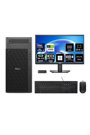 Pro Max T2 Core Ultra 9 285 RTX 2000 Ada 16GB 96GB RAM 512GB SSD 23.8" FHD Win11 Home FCT22508P661 Masaüstü İş İstasyonu + PER4 USB Bellek