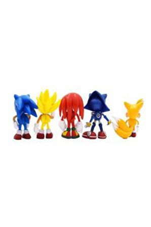 Sonic Oyuncak 5 Li Set Sonik Figür