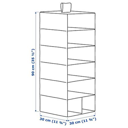 IKEA Stuk Asılabilir Bölmeli Düzenleyici