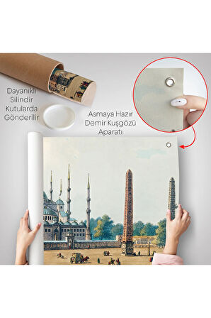 Sultan Ahmet Cami Osmanlı Dönemi Duvar Örtüsü-7032