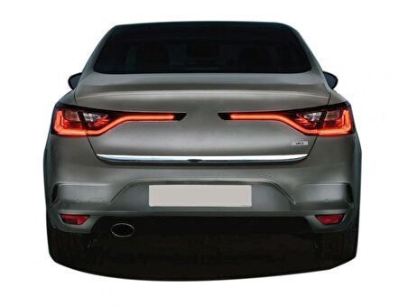 S-Dizayn Renault Megane 4 SD Krom Bagaj Alt Çıtası 2016 Üzeri