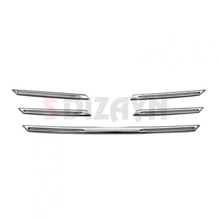 S-Dizayn Renault Megane 4 Krom Ön Panjur 5 Prç. 2016-2020