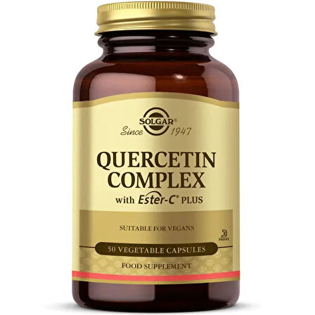 Solgar Quercetin Complex with Ester C Plus 50 Kapsül