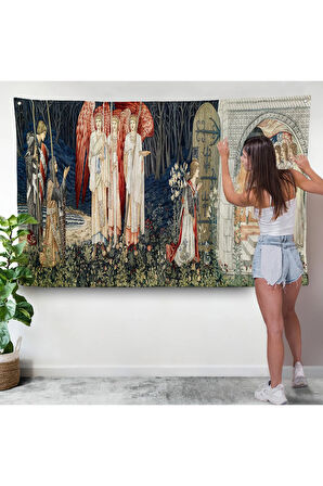 William Morris Kutsal Kase Duvar Örtüsü-7033