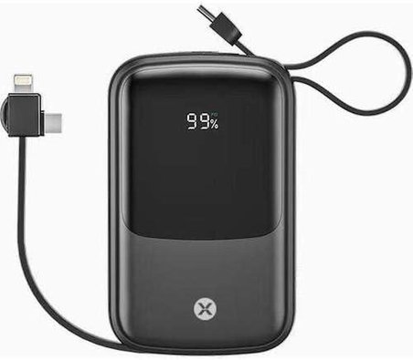dexim k23 led ekranlı 3i̇n1 kablolu 10000 mah dca0039 powerbank - teşhir