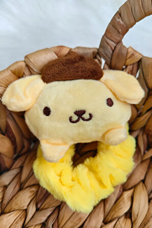 Kuromi-Pompompurin-Cinnamoroll-My Melody Dev Boy Peluş Lastik 1 Adet