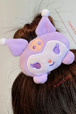 Kuromi-Pompompurin-Cinnamoroll-My Melody Dev Boy Peluş Lastik 1 Adet