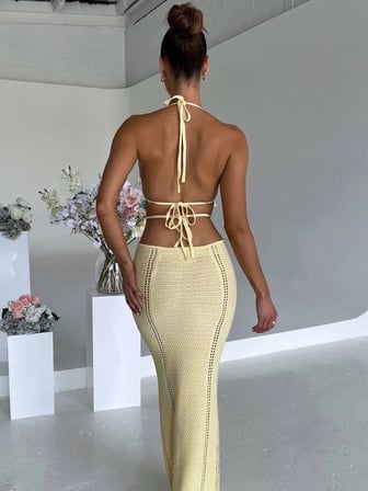 ORNELLA TRİKO ELBİSE