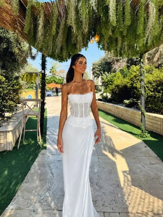 GOWN DANTEL BÜSTİYER & SATEN ETEK TAKIM
