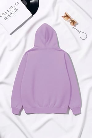 Unisex Brooklyn New York Baskılı Oversize Hoodie Kapüşonlu Sweatshirt