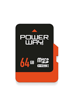 Powerway 64 Gb Microsd Hafıza Kartı Ve Adaptör