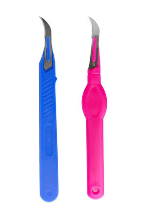 2'li Overlok Dikiş Sökücü ve İlik Açıcı Set – Plastik Saplı, Koruyucu Kılıflı