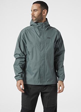 Helly Hansen Hh Loke Jacket Fermuarlı Normal Kalıp Siyah Erkek Yağmurluk