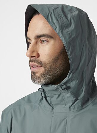 Helly Hansen Hh Loke Jacket Fermuarlı Normal Kalıp Siyah Erkek Yağmurluk