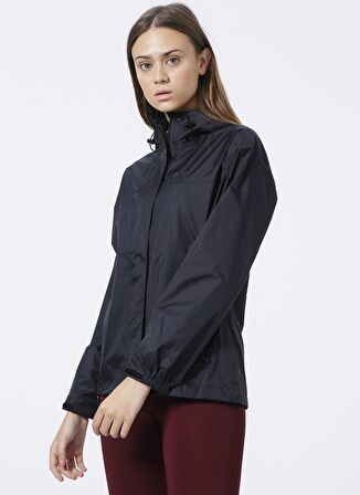 Helly Hansen Hh W Loke Jacket Fermuarlı Normal Kalıp Siyah Kadın Yağmurluk