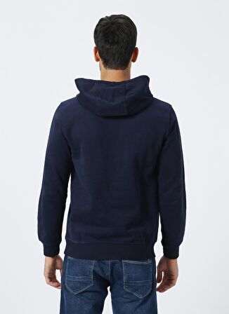 Helly Hansen Hh Hh Logo Hoodie Kapüşonlu Normal Kalıp Lacivert Erkek Sweatshirt