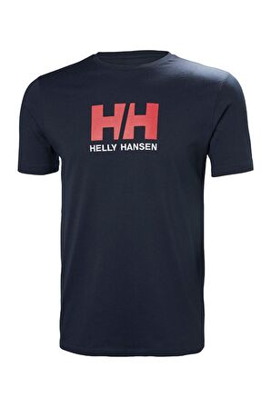 Helly Hansen Bisiklet Yaka Baskılı Kırmızı Erkek T-Shirt