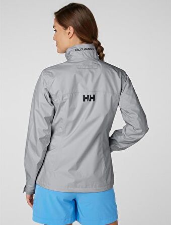HELLY HANSEN CREW MIDLAYER JACKET KADIN GRİ