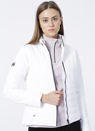 Helly Hansen Hh W Crew Insulator Jacket 2.0 Fermuarlı Normal Kalıp  Beyaz Kadın Mont