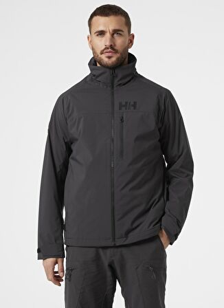 Helly Hansen Hh Hp Racing Lifaloft Jacket Fermuarlı Normal Kalıp  Füme Erkek Mont