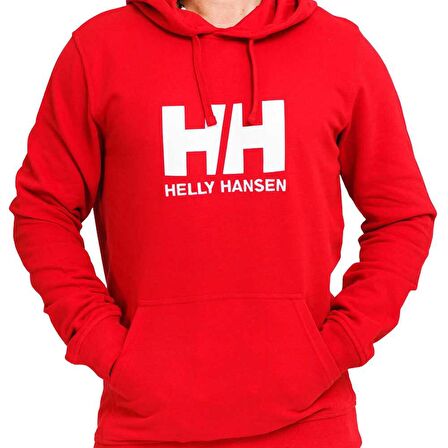 Helly Hansen Hh Hh Logo Hoodıe Kırmızı Erkek Sweatshirt 33977-163