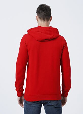 Helly Hansen Hh Hh Logo Hoodie Kapüşonlu Normal Kalıp Kırmızı Erkek Sweatshirt