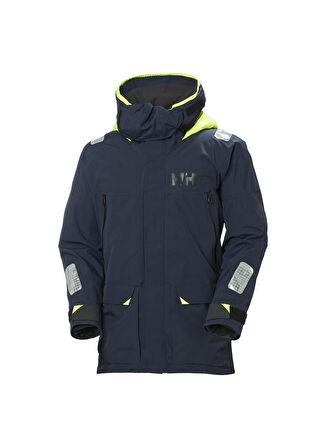 Helly Hansen Lacivert Erkek Düz Yaka Mont HHA.34255_SKAGEN OFFSHORE JACKET