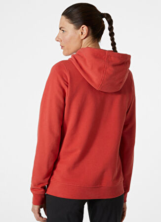 Helly Hansen Kırmızı Kadın Kapüşonlu Sweatshirt HHA.33978_HELLY HANSEN  W LOGO HOOD