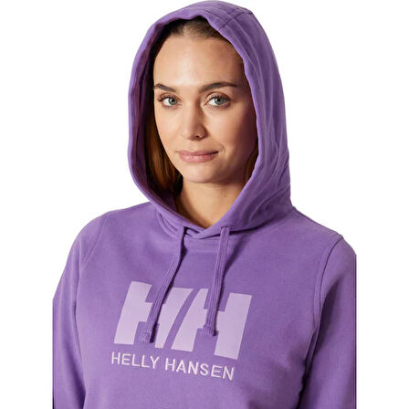 HELLY HANSEN W Logo Kapişonlu Kadın Hoodie Sweatshirt