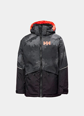 Helly Hansen Siyah Erkek Çocuk Kayak Montu HHA.41762 JR STELLAR