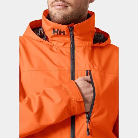 HELLY HANSEN CREW HOODED JACKET 2.0 KAPÜŞONLU TURUNCU ERKEK