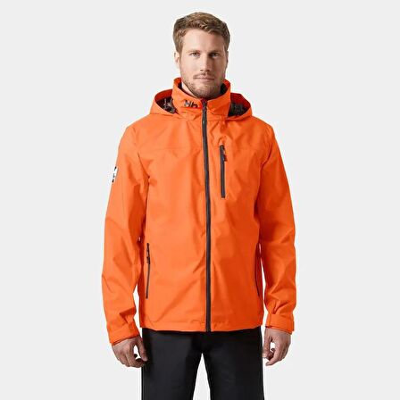 HELLY HANSEN CREW HOODED JACKET 2.0 KAPÜŞONLU TURUNCU ERKEK