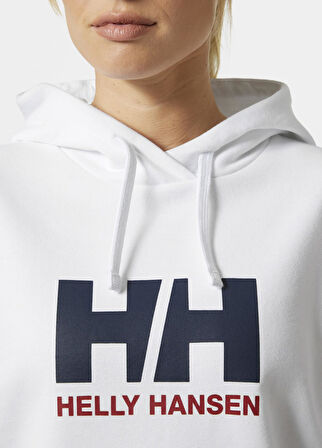 HELLY HANSEN W HH LOGO KAPÜŞONLU SWEATSHIRT 2.0 HHA.34460-WHITE