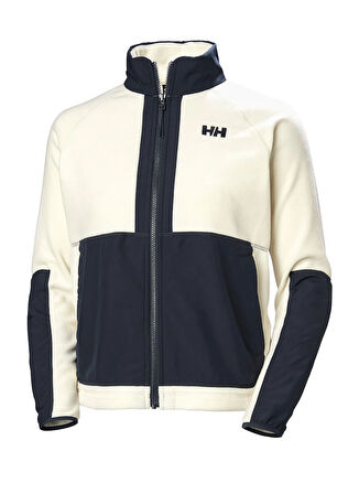 Helly Hansen HHA.54078_HHA.034_W RIG POLAR MONT Krem Dik Yaka Normal Düz Kadın Polar Sweatshırt