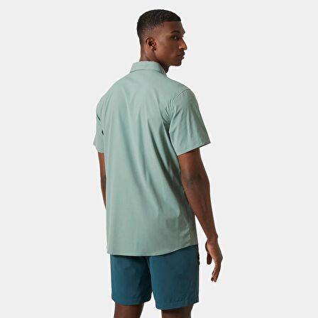 Helly Hansen Tofino Solen Short Sleeve Shirt Erkek Kısa Kollu Gömlek 63204-489 Yeşil