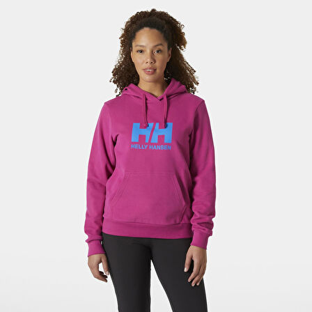 HELLY HANSEN W HH LOGO KAPÜŞONLU SWEATSHIRT 2.0 HHA.34460-MAGENTA