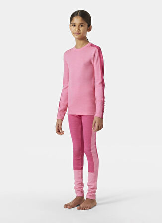 Helly Hansen Pembe Kız Çocuk İçlik Takım HHA.49403-HHA.068- JR LIFA MERINO