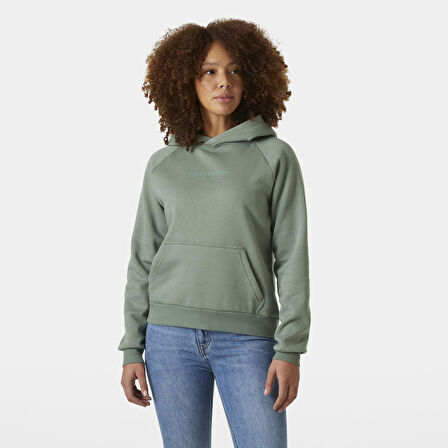 HELLY HANSEN W COTTON FLEECE HOODIE SWEATSHIRT HHA.54161-GREYCACTUS