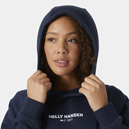 HELLY HANSEN W COTTON FLEECE HOODIE SWEATSHIRT HHA.54161-NAVY